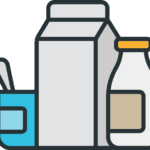 Dairy products, milk, kefir, cheese, cottage cheese, sour cream, fermented baked milk, cheese curds, condensed milk