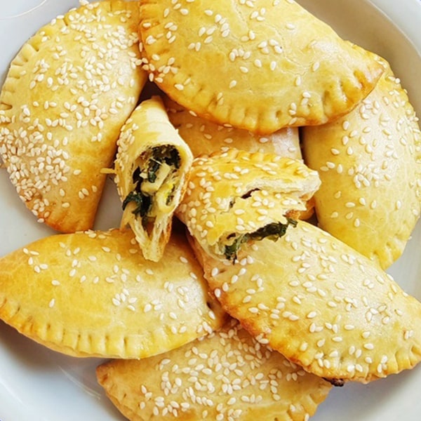 Egg and Spinach Fried pies