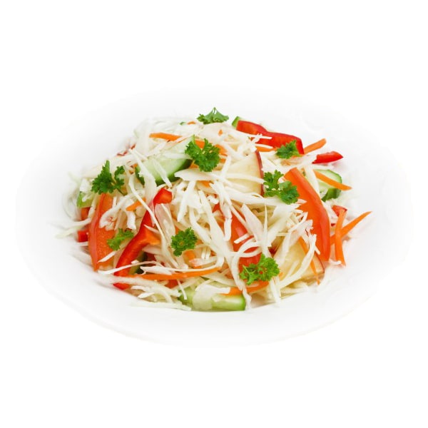 Salad cabbage with sweet pepper