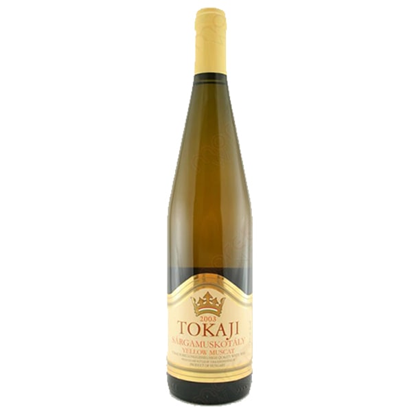 Wine Tokaji Sargamuskotaly yellow muscat