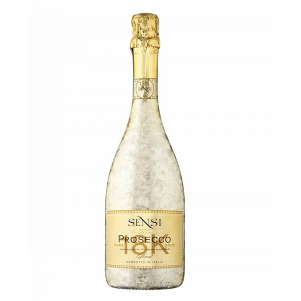 Wine Prosecco, 18k Gold, Sensi