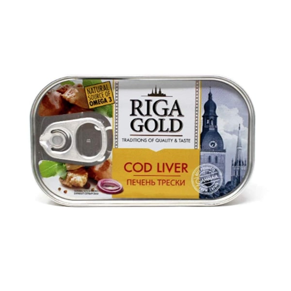 Gold cod liver Riga