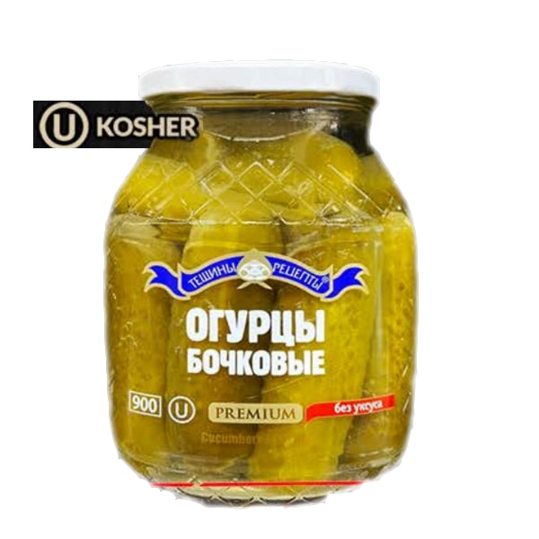 Premium cucumbers in brine Kosher Teschini Recepti