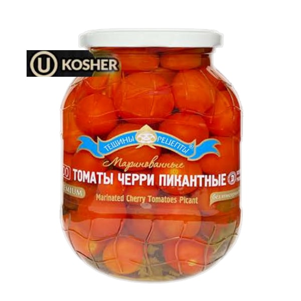 Premium Cherry Tomatoes Piquant Kosher Teschini Recepti