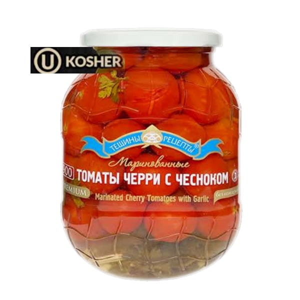 Premium Cherry Tomatoes with Garlic Kosher Teschini Recepti