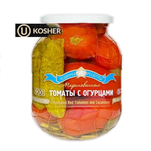 Premium Mix Tomatoes and Cucumbers Kosher Teschini Recepti