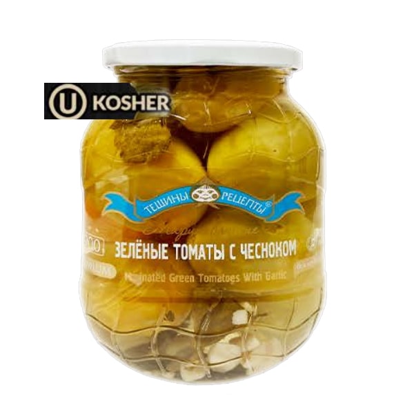 Premium Tomatoes Green with Garlic Marinated Teschini Recepti