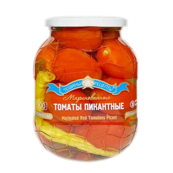 Premium Tomatoes Marinated Piquant Kosher Teschini Recepti