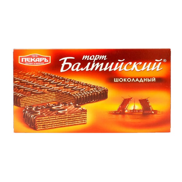 Choco Wafers Cake - Baltiyskiy Classic Pekar