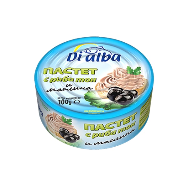 Fish tuna pate with olives (Can)