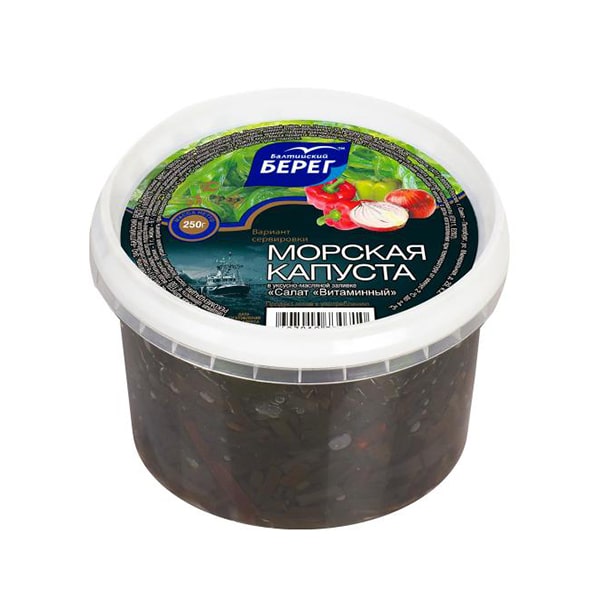 Seaweed Salad Vitamin Baltiyskiy Bereg (refrigerated)