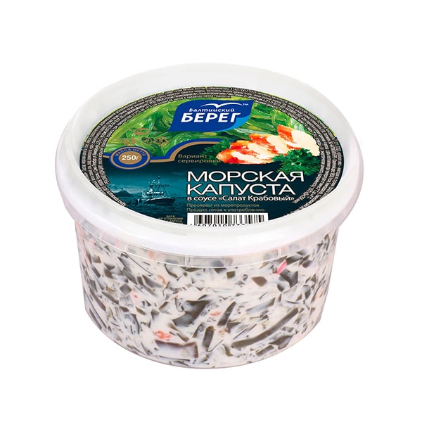 Seaweed Salad with crab Baltiyskiy Bereg (refrigerated)