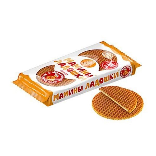 Wafers Mamas Ladoshki Milk Caramel