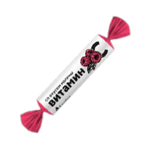 Candy Ascorbinka vitamin C raspberry