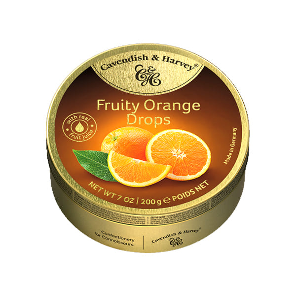 Candy tin Orange