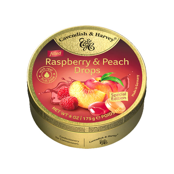 Candy tin Raspberry Peach