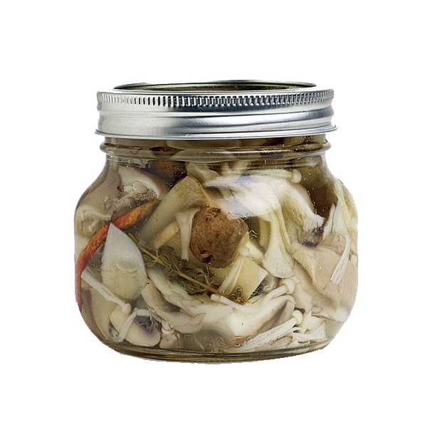 Marinated Oysters Mushrooms Jar