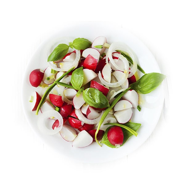 Red radish salad