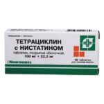 Tetracycline with Nystatin